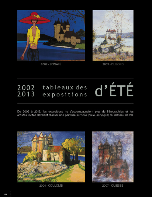 40 ans d'exposition au Château de Val par René Chabannes